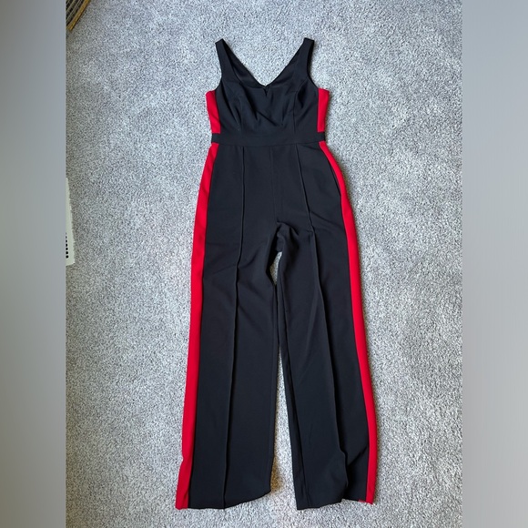 Formal Jumpsuit with Pockets - Picture 1 of 6